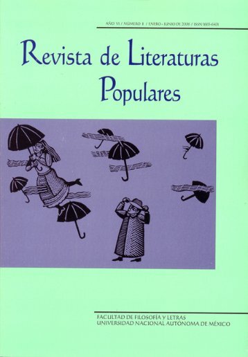 Contenido - Repositorio de la Facultad de Filosofía y Letras. UNAM