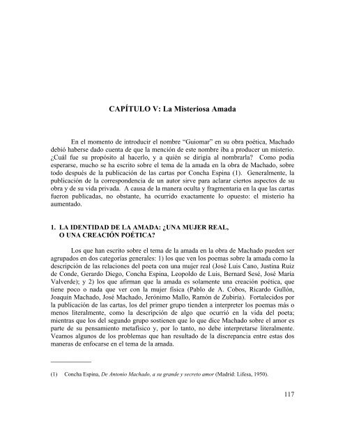 CAPÍTULO V: La Misteriosa Amada - Armand F. Baker