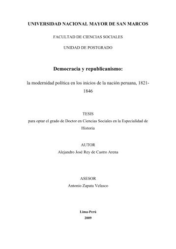 Democracia y republicanismo: - Cybertesis