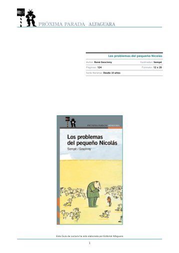 Los problemas del pequeño Nicolás - Alfaguara Infantil