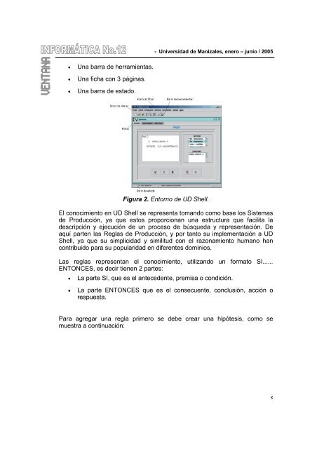 UD SHELL Versión 2.0. - Universidad de Manizales