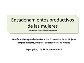 (formato pdf) Encadenamientos productivos de las mujeres