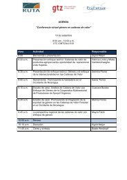 AGENDA “Conferencia virtual género en cadenas de valor ... - RUTA