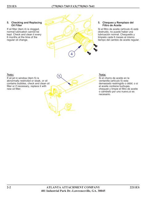 211-125A Table Assembly - Atlanta Attachment Co.