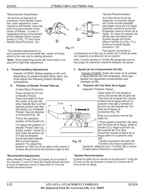 211-125A Table Assembly - Atlanta Attachment Co.