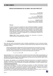 ÍNDICES ENCADENADOS DE VOLUMEN: UNA GUÍA PRÁCTICA8 δ