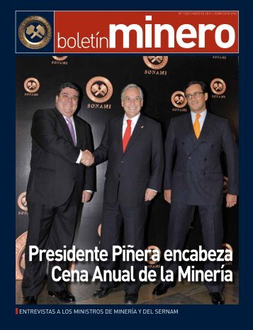 Presidente Piñera encabeza Cena Anual de la Minería - Sonami