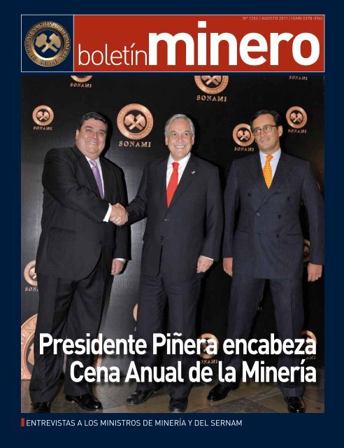 Presidente Piñera encabeza Cena Anual de la Minería - Sonami