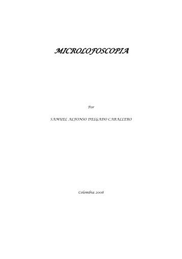 microlofoscopia - Instituto de Ciencias Forenses | República Argentina