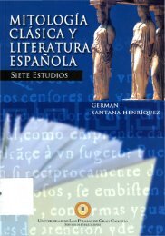 Mitología Clásica y Literatura Española. Siete Estudios - Gonzalo de ...