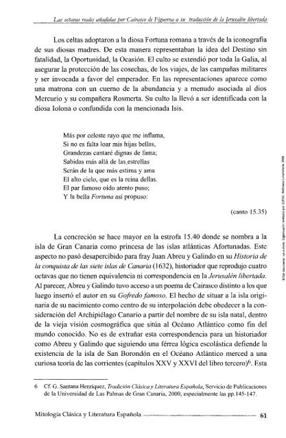 Mitología Clásica y Literatura Española. Siete Estudios - Gonzalo de ...