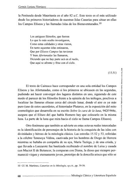 Mitología Clásica y Literatura Española. Siete Estudios - Gonzalo de ...