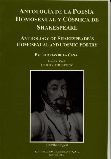 antología de la poesía homosexual y cósmica de shakespeare