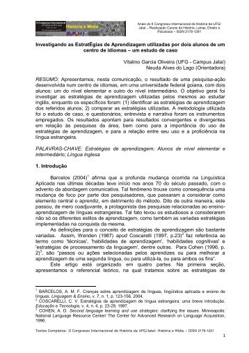 62º Link - III Congresso Internacional do Curso de História da UFG