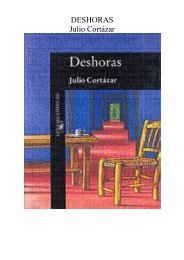 DESHORAS Julio Cortázar