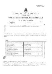 42 04/06/2008 Addizionale comunale IRPEF - Comune di Ladispoli