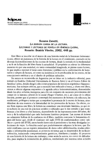 Susana Zanetti, Rosario: Beatriz Viterbo, 2002, 448 pp. - Repositorio ...
