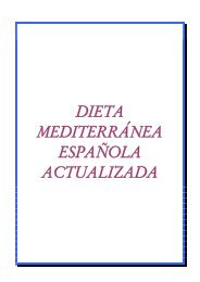 DIETA MEDITERRÁNEA ESPAÑOLA ACTUALIZADA