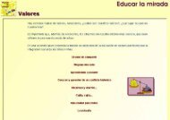 Educar la mirada. Valores (11) (pdf) - Cáritas Diocesana de Zaragoza