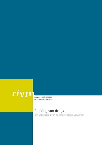 RIVM rapport 340001001 Ranking van drugs