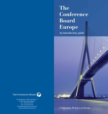 The Conference Board Europe - Jutta Rubach & Partner
