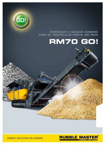 RM70 GO! Folder - Rubble Master HMH GmbH