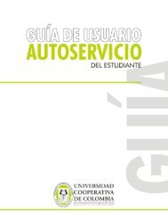 Autoservicio del Estudiante - Universidad Cooperativa de Colombia