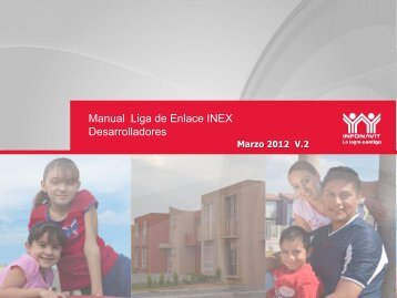 Manual liga de enlace Inex desarrolladores - Infonavit