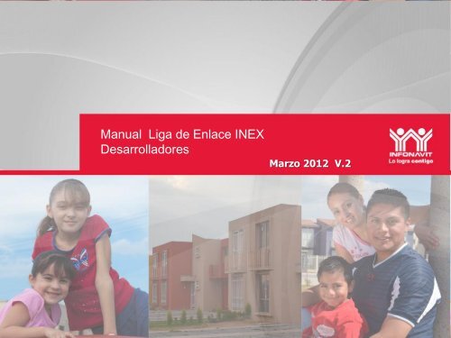 Manual liga de enlace Inex desarrolladores - Infonavit