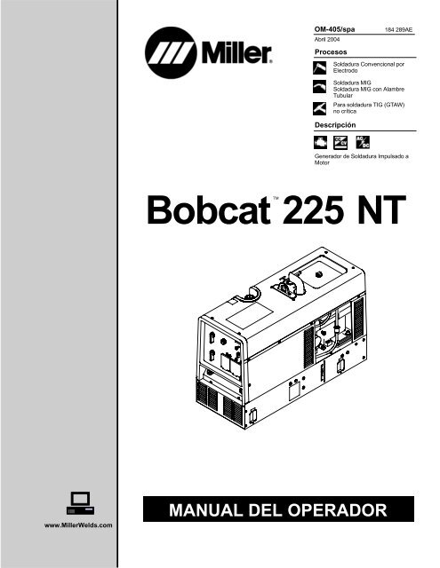 Bobcat 225 NT - Miller Electric