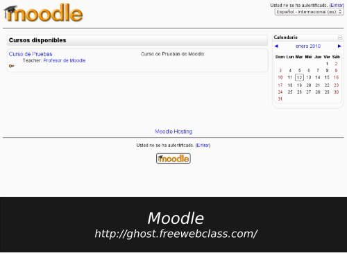 Introducción a Moodle - Software Libre - Universidad de Deusto