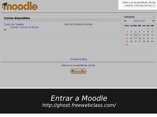 Introducción a Moodle - Software Libre - Universidad de Deusto