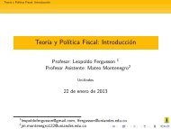 Teoría y Política Fiscal: Introducción