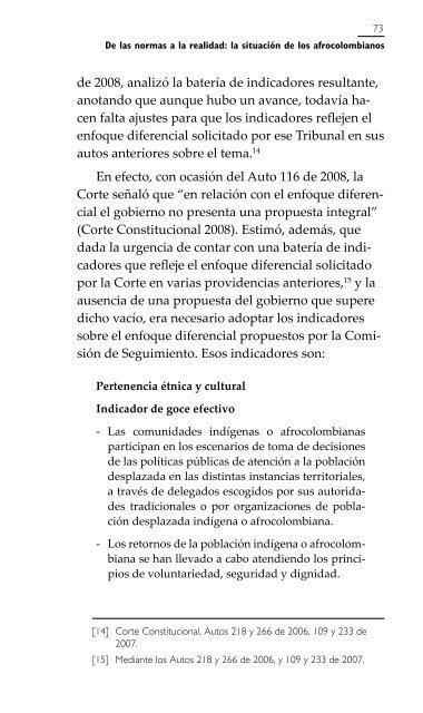 El desplazamiento afro. Tierra, violencia y derechos de las ...