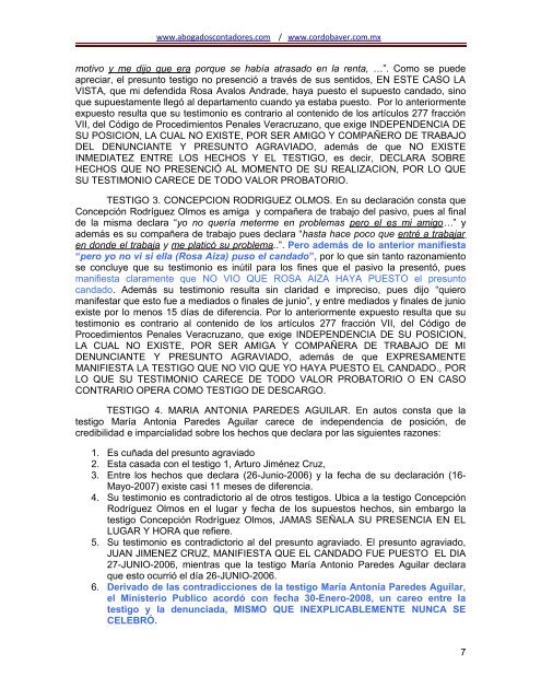 Agravios Apelación Auto de Formal Prisión - abogadoscontadores ...