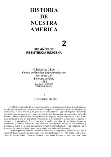 Historia de nuestra America II - Universidad de Chile