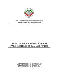 codigo de procedimientos civiles para el estado de san luis potosi