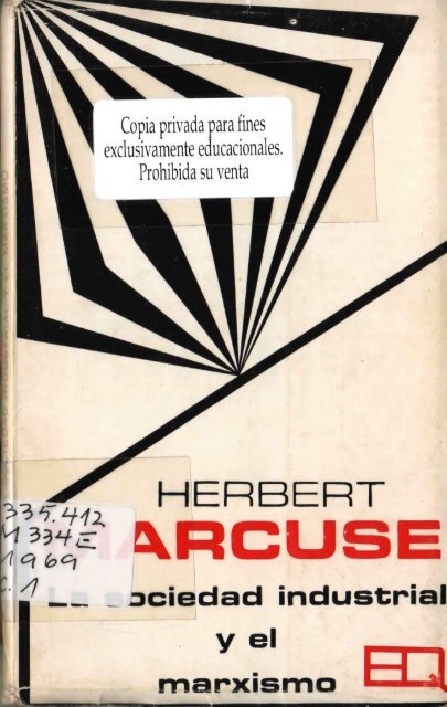 la sociedad industrial y el marxismo - Marcuse.org