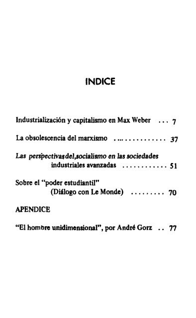 la sociedad industrial y el marxismo - Marcuse.org