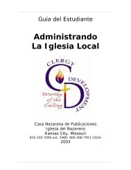 Administrando La Iglesia Local - Clergy Development