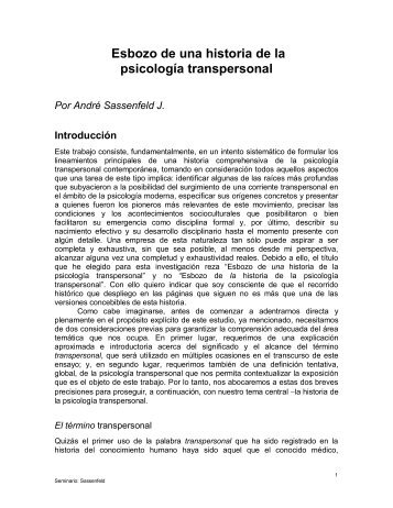 El terapeuta transpersonal - IFTI Instituto de Formación ...
