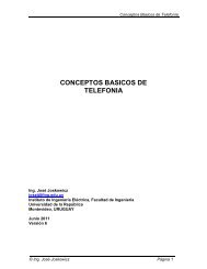 Conceptos Básicos de Telefonía - Instituto de Ingeniería Eléctrica ...