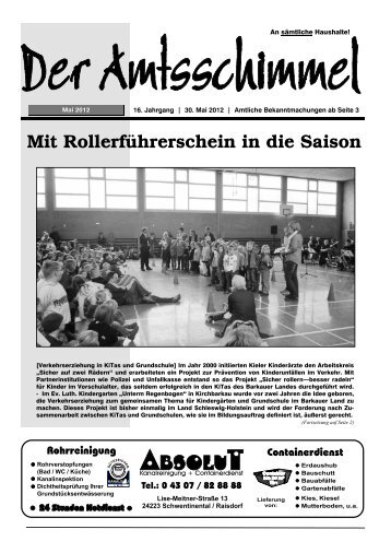 Mit Rollerführerschein in die Saison - Amt Preetz Land