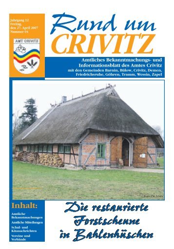 20 Jahre Kita “Uns Lütten“ in Crivitz - Amt Crivitz
