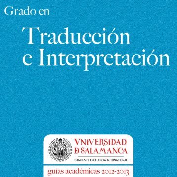 Grado traduccion e interpretacion 2012-2013