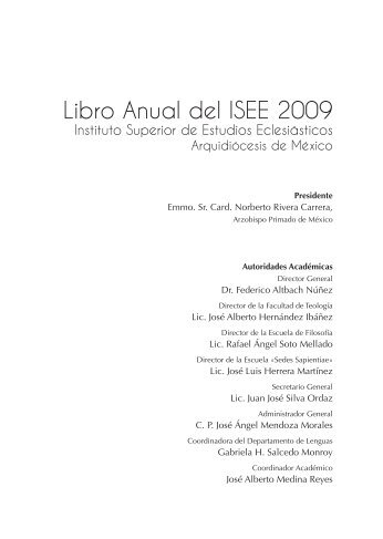 Libro Anual del ISEE 2009
