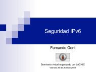 Seguridad IPv6 - LACNIC