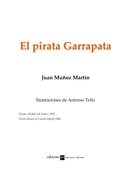 El pirata Garrapata - Juan Muñoz Martín - Todo Primaria