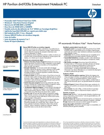 HP Pavilion dv6920la.pdf - Datasum