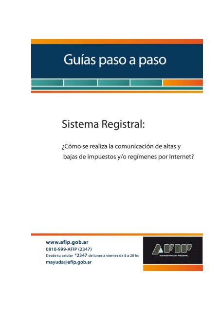 ¿Cómo se registran las altas y bajas de - Afip